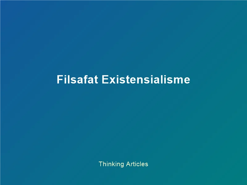 Filsafat Existensialisme