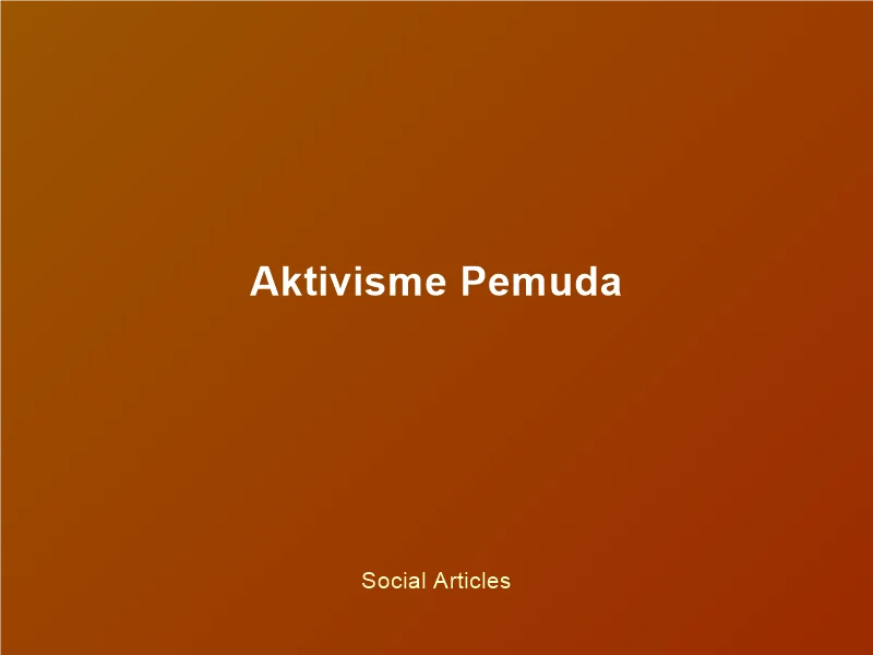 Aktivisme Pemuda