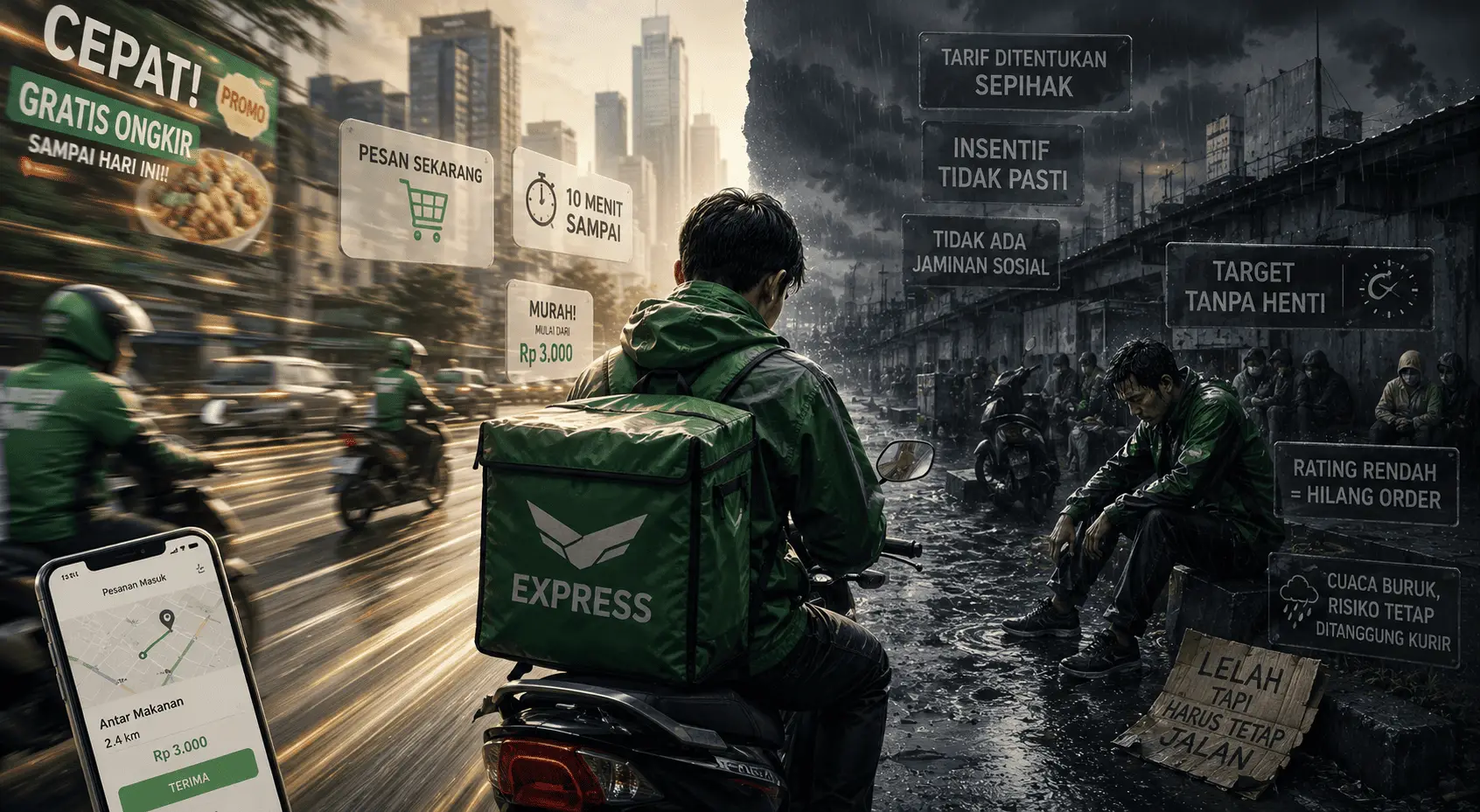 Cepat Murah Tidak Adil Ekonomi Digital